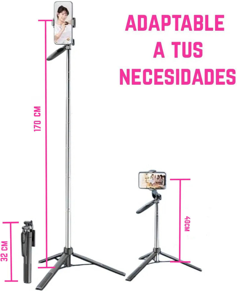 FITRIC T18 Premium 3-in-1 Bluetooth Selfie Stick
