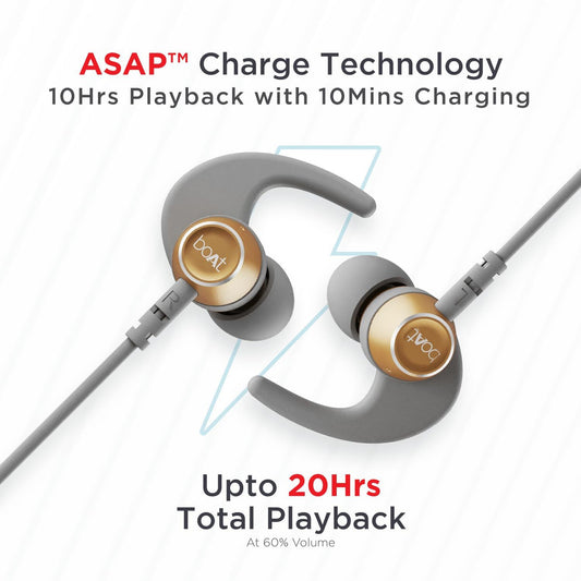 boAt Rockerz 235 Pro, 20H Battery, ASAP Charge, Stream Ad Free Music via App Bluetooth Headset