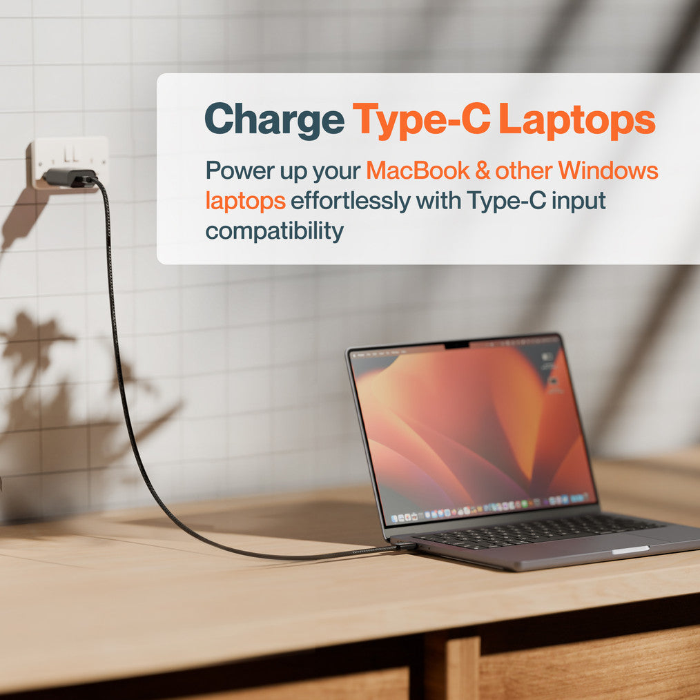 Ambrane USB Type C Cable 1.2 m ABCC-60 (Compatible with All types of Type-C