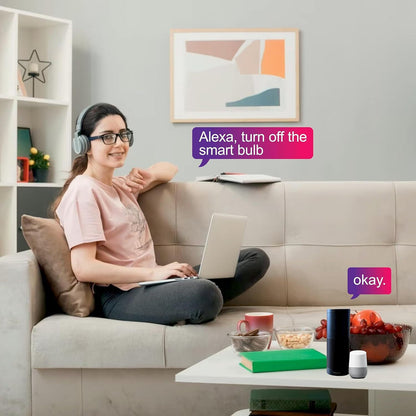 Smart LED Bulb 9W RGB WiFi — App Controlled
