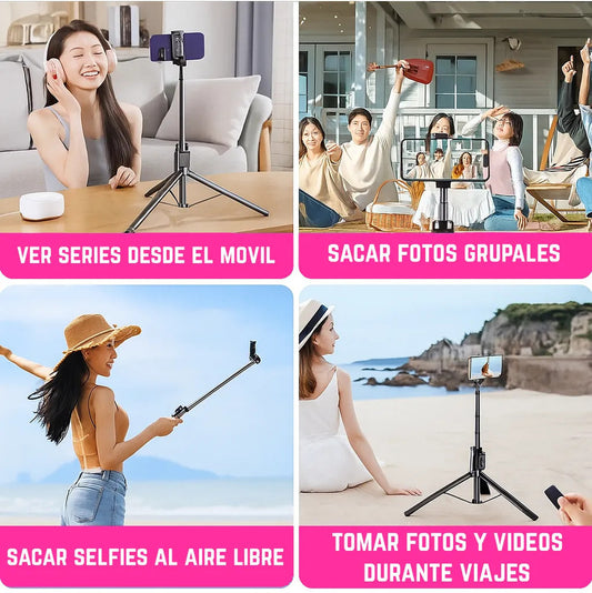 FITRIC T18 Premium 3-in-1 Bluetooth Selfie Stick