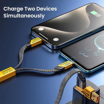 ELEPHANTBOAT 4-in-1 Cable 1.2 m 4 in 1 USB C Fast Charging Cable