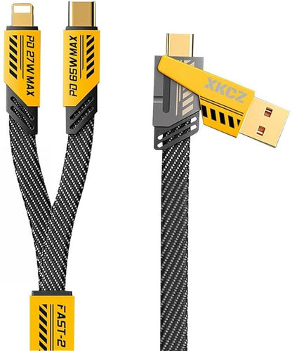 ELEPHANTBOAT 4-in-1 Cable 1.2 m 4 in 1 USB C Fast Charging Cable