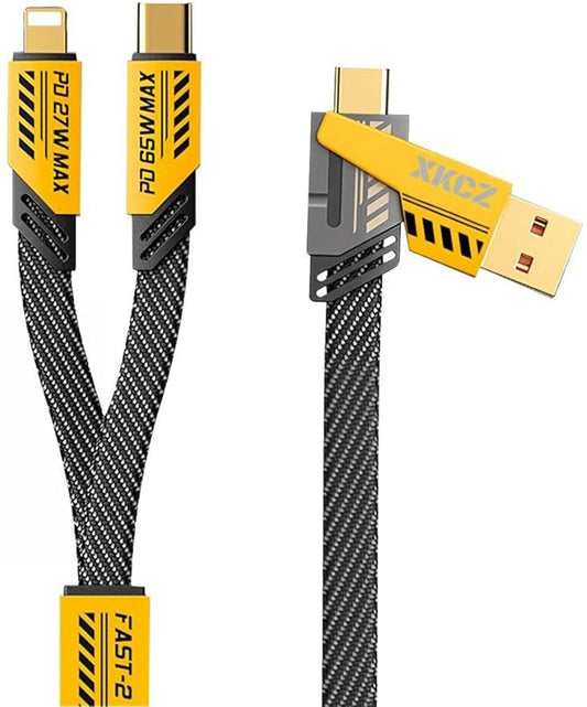 ELEPHANTBOAT 4-in-1 Cable 1.2 m 4 in 1 USB C Fast Charging Cable