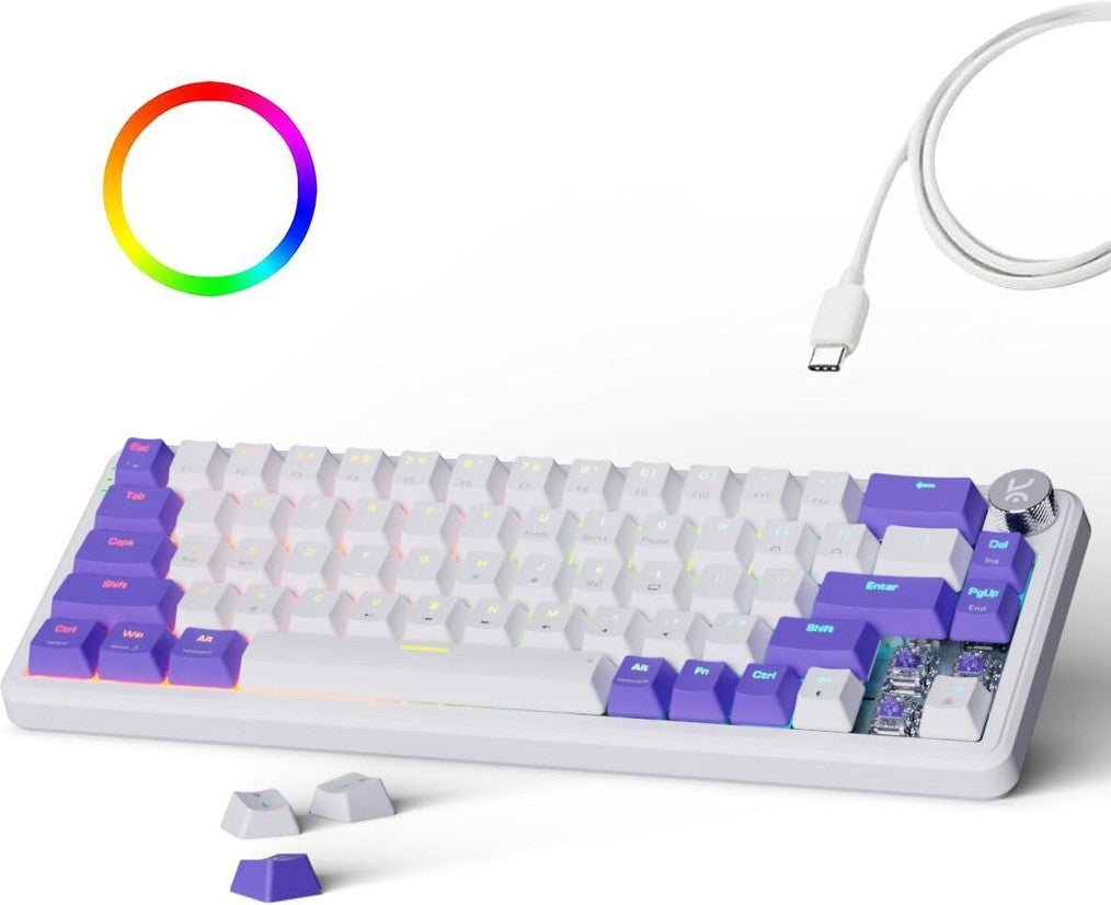 MechClick TKL Membrane Gaming Keyboard