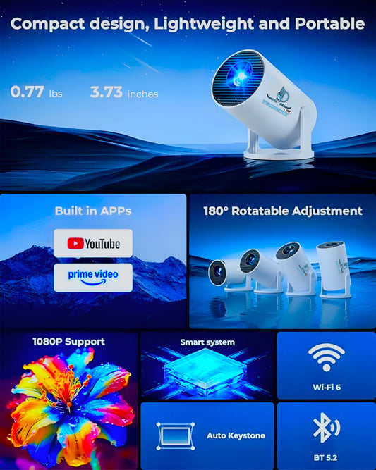 Mini Projector 150 ANSI Lumens Portable