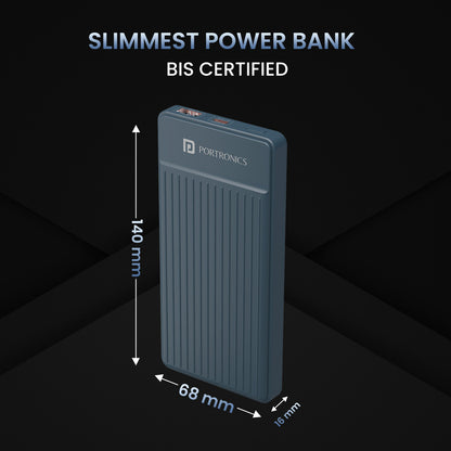 Portronics 10000 mAh 22.5 W Power Bank