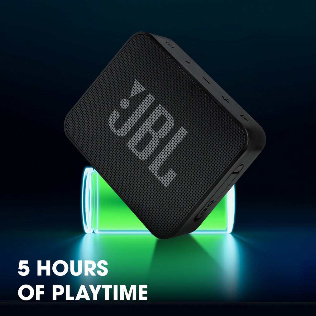 JBL Go Essential with Rich Bass, 5 Hrs Playtime, IPX7 Waterproof, Ultra Portable 3.1 W Bluetooth Speaker