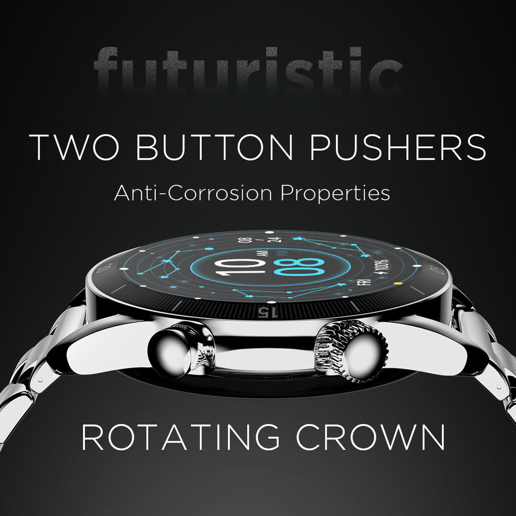 Fire-Boltt Legacy 36.3mm (1.43") AMOLED Display, Bluetooth Calling Wireless Charging Smartwatch
