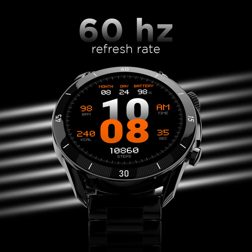 Fire-Boltt Legacy 36.3mm (1.43") AMOLED Display, Bluetooth Calling Wireless Charging Smartwatch