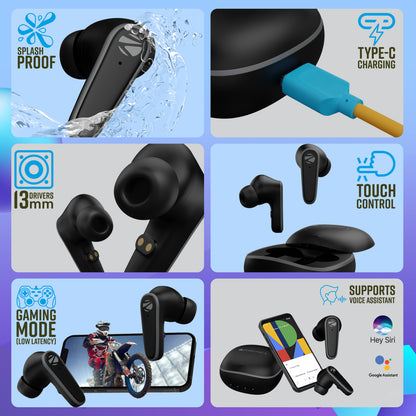 AirPods-Style TWS Earbuds with Touch Control