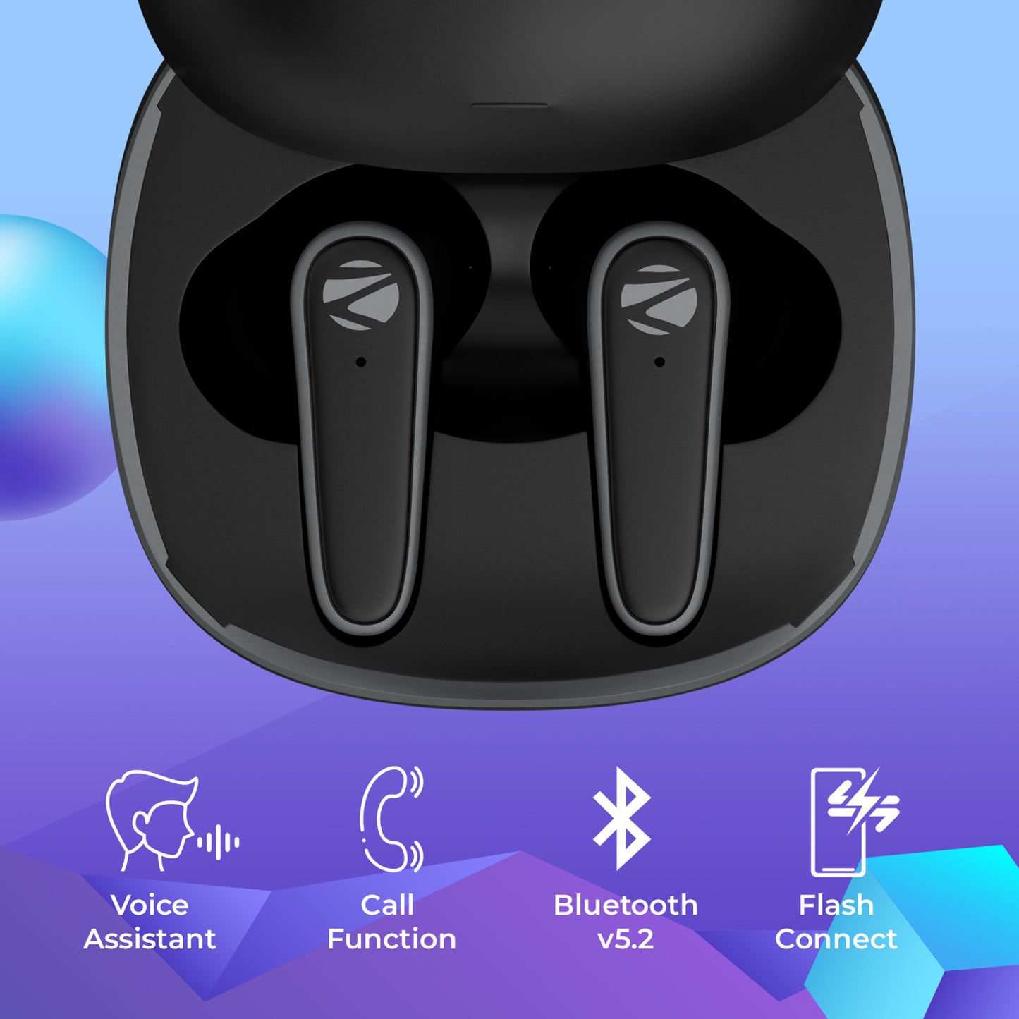 AirPods-Style TWS Earbuds with Touch Control
