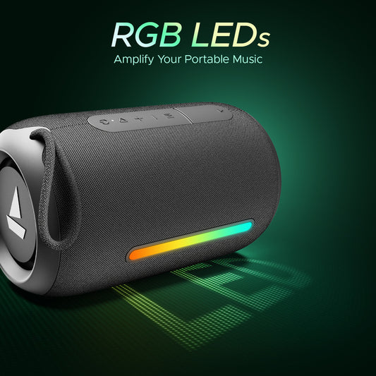 boAt Stone 350 Pro/358 Pro, Music Streaming on JioSaavn,12 HRS Playback, IPX5 14 W Bluetooth Speaker