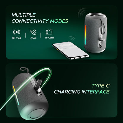 boAt Stone 350 Pro/358 Pro, Music Streaming on JioSaavn,12 HRS Playback, IPX5 14 W Bluetooth Speaker