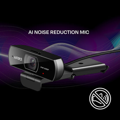 PixelSnap HD 1080P Webcam with Mic