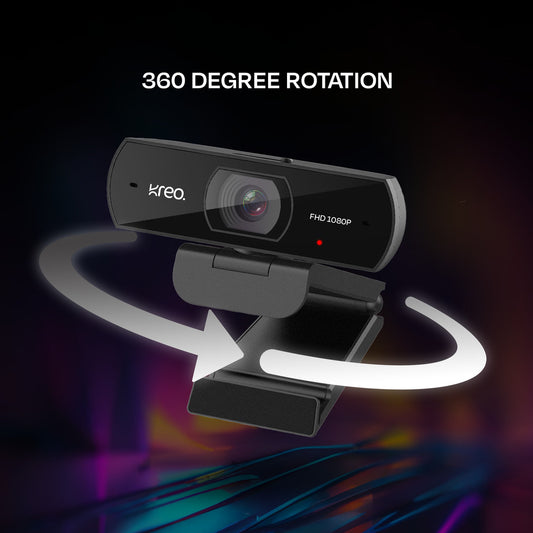 PixelSnap HD 1080P Webcam with Mic
