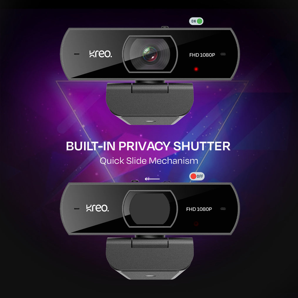 PixelSnap HD 1080P Webcam with Mic