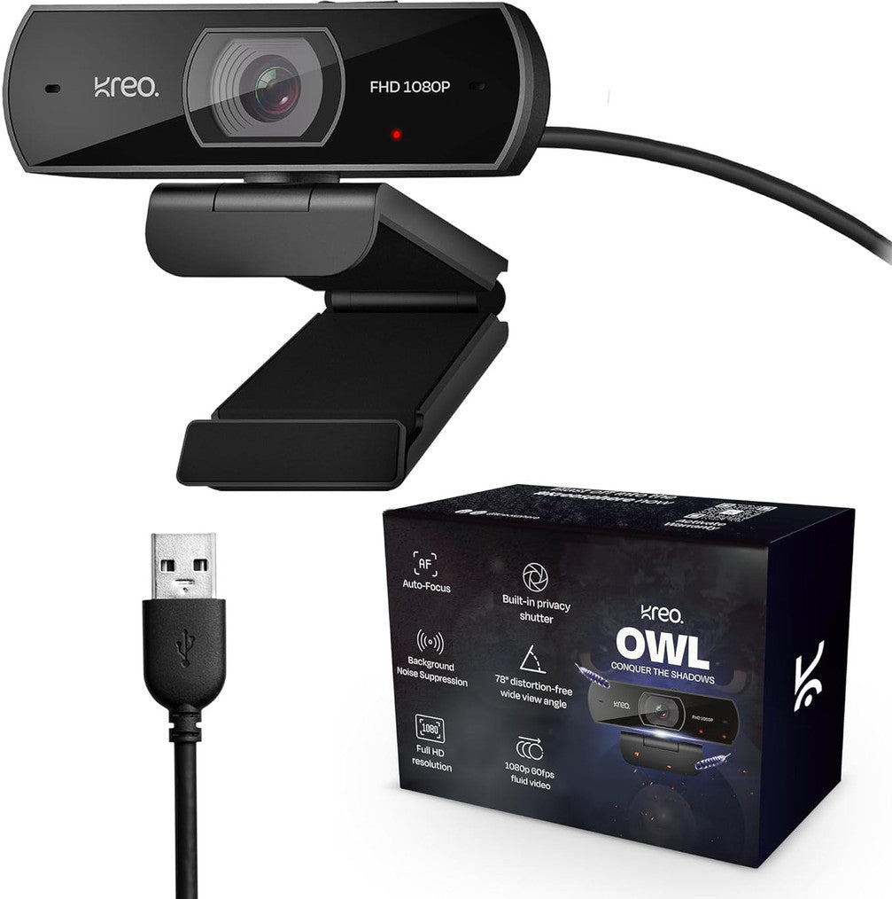 PixelSnap HD 1080P Webcam with Mic