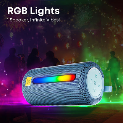 PTron Funk Rhythm / Fusion Buzz w/ 14W Pristine Sound, RGB Lights, 8Hrs Playtime 14 W Bluetooth Speaker