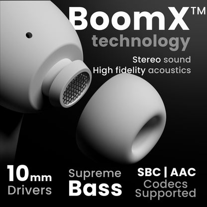 Goboult Z40 with ENC Mic, 60Hr Battery, Metal Finish, Low Latency, 5.3v Bluetooth Headset