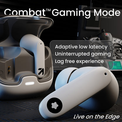 Goboult Z40 with ENC Mic, 60Hr Battery, Metal Finish, Low Latency, 5.3v Bluetooth Headset