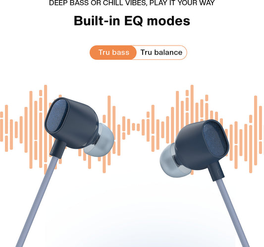 Noise Airwave Crest 50Hr Playtime, 13mm Driver, Dual Pairing, 10min Charge 10hr Play Bluetooth Headset