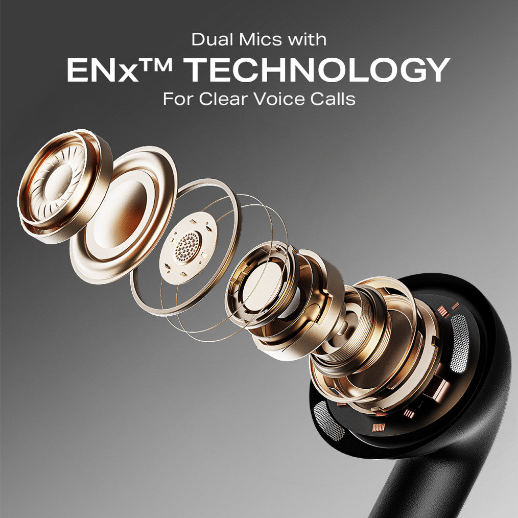 boAt Airdopes Alpha,35H Battery, 13mm Drivers,ENx, Stream Ad Free Music via App Bluetooth Headset