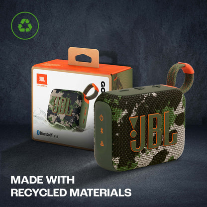 JBL Go 4, Wireless Ultra Portable, Pro Sound,Water & Dust Proof 4.2 W Bluetooth Speaker