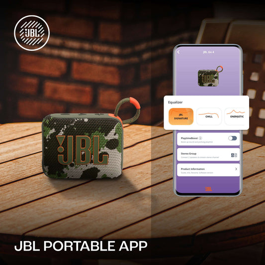 JBL Go 4, Wireless Ultra Portable, Pro Sound,Water & Dust Proof 4.2 W Bluetooth Speaker