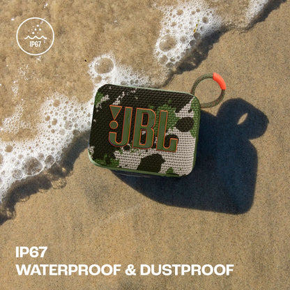 JBL Go 4, Wireless Ultra Portable, Pro Sound,Water & Dust Proof 4.2 W Bluetooth Speaker