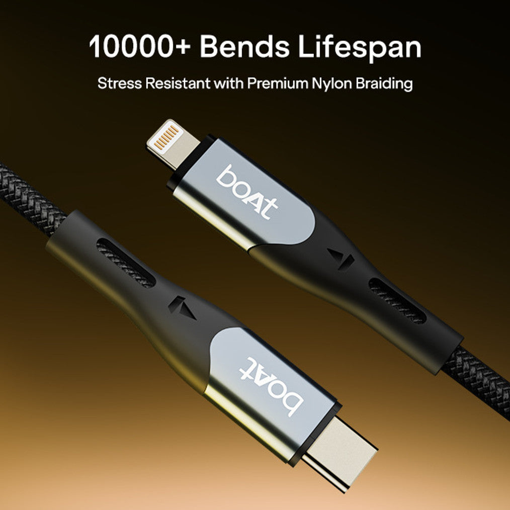 boAt Type C 1.2 m Type C to L 27W Cable