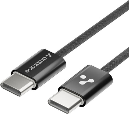 Ambrane USB Type C Cable 1.2 m ABCC-60 (Compatible with All types of Type-C