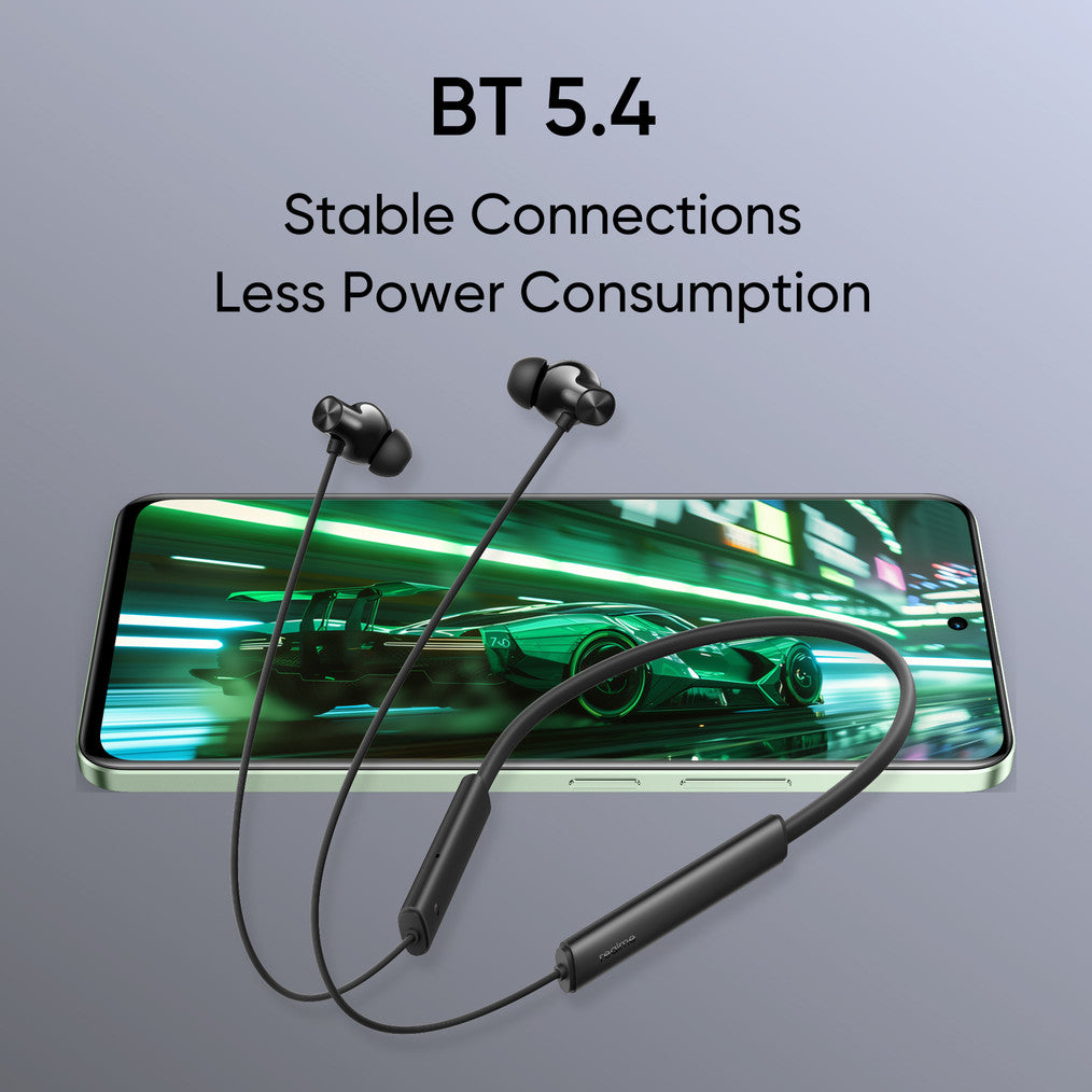 realme Buds Wireless 3 Neo with 13.4mm Driver, 32 hrs Playback, Dual Device Connection Bluetooth Headset