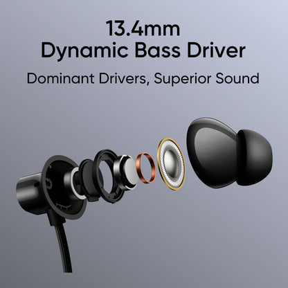 realme Buds Wireless 3 Neo with 13.4mm Driver, 32 hrs Playback, Dual Device Connection Bluetooth Headset
