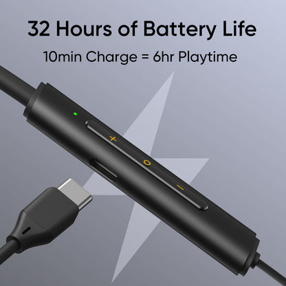 realme Buds Wireless 3 Neo with 13.4mm Driver, 32 hrs Playback, Dual Device Connection Bluetooth Headset