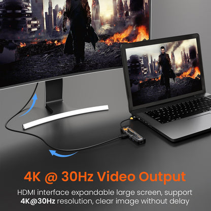 Type-C OTG 5-in-1 Pocket Hub