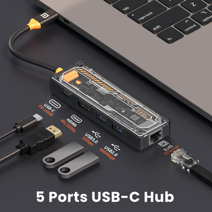 Type-C OTG 5-in-1 Pocket Hub