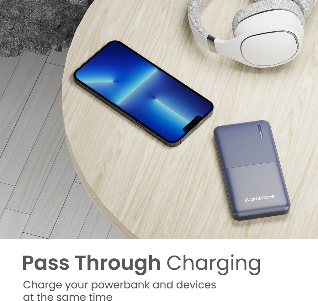 SlimGrip 10000mAh Dual-Port Power Bank