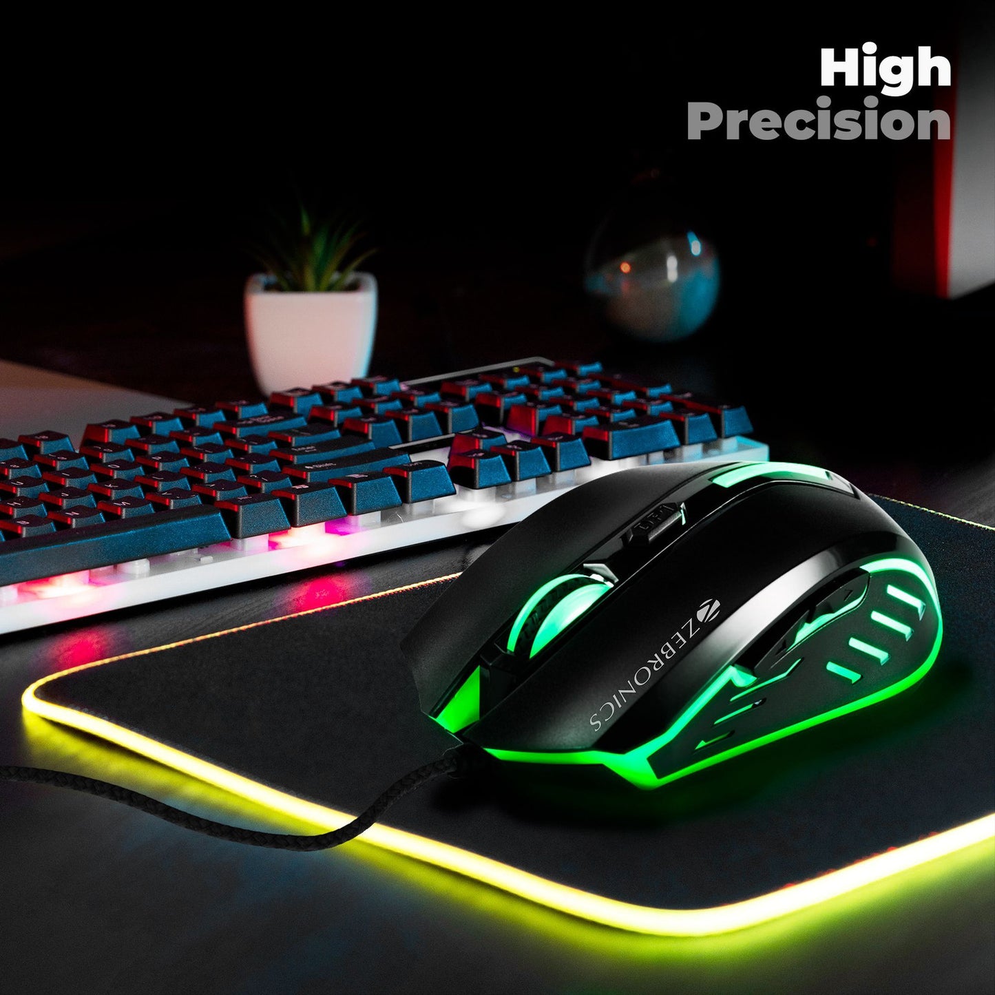RGB Gaming Mouse 6400 DPI Wired
