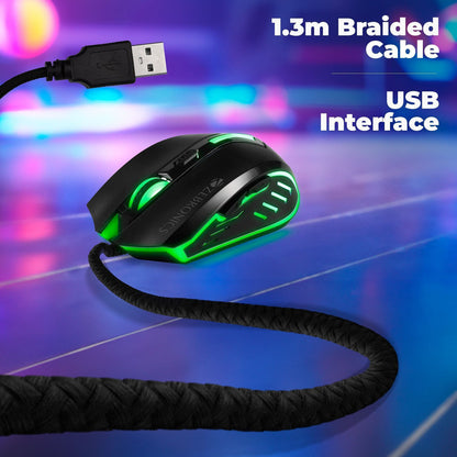 RGB Gaming Mouse 6400 DPI Wired