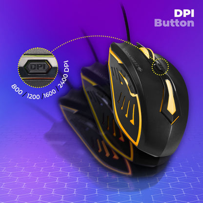 RGB Gaming Mouse 6400 DPI Wired